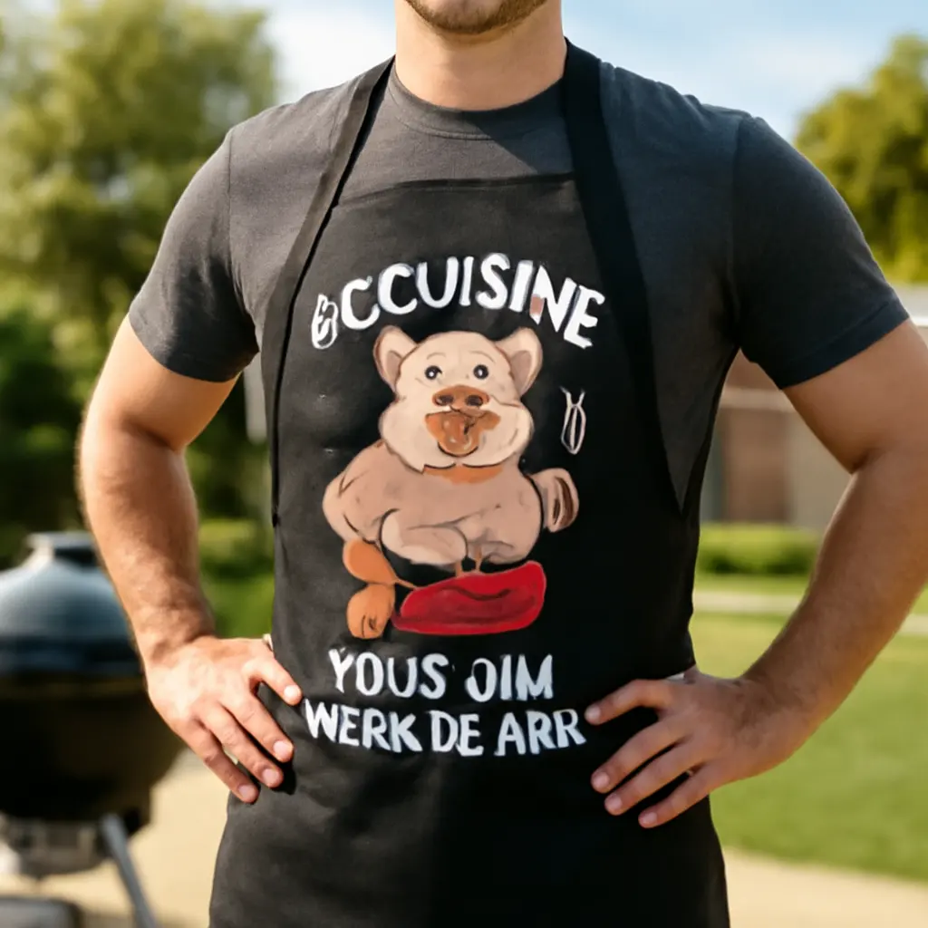 Tablier de barbecue humoristique : le guide d'achat idéal